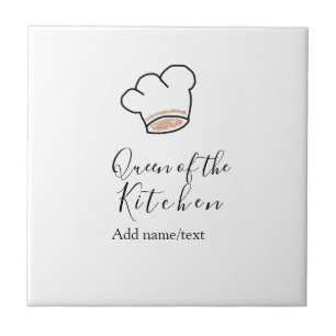 Carreau Reine de la cuisine chef cuisine ajouter nom couro