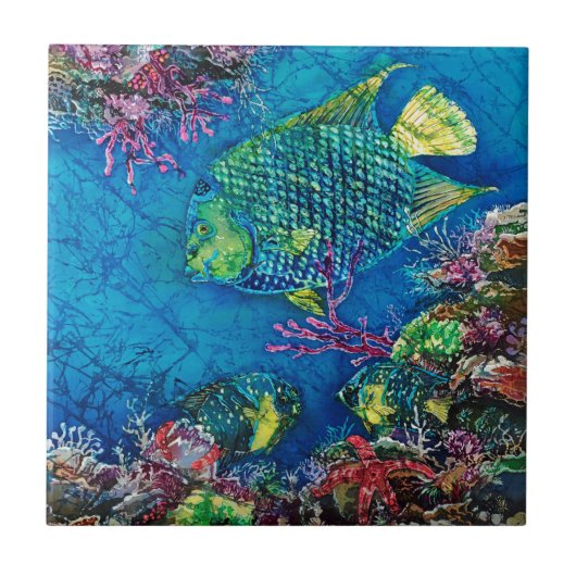 Carreau Reine de la tuile de mer (Devant)