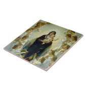 Carreau Reine des Anges (par Bouguereau) (Côté)