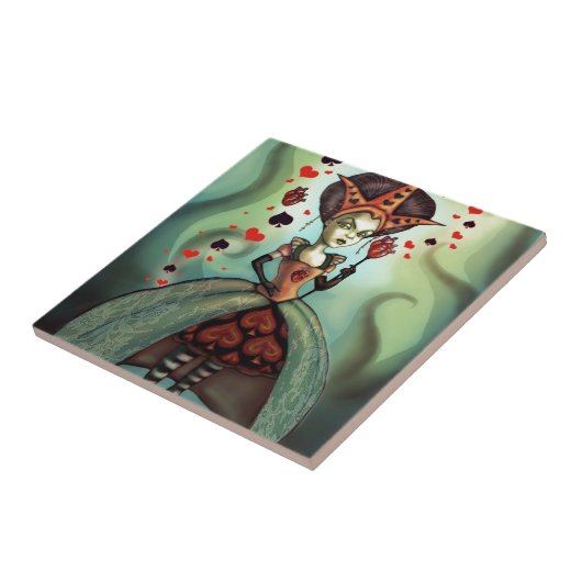 Carreau Reine des coeurs (Côté)