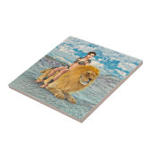 Carreau Reine Lion Fantaisie (Côté)