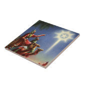 Carreau Religion Ancienne, Sages avec l'étoile de Bethléem (Côté)