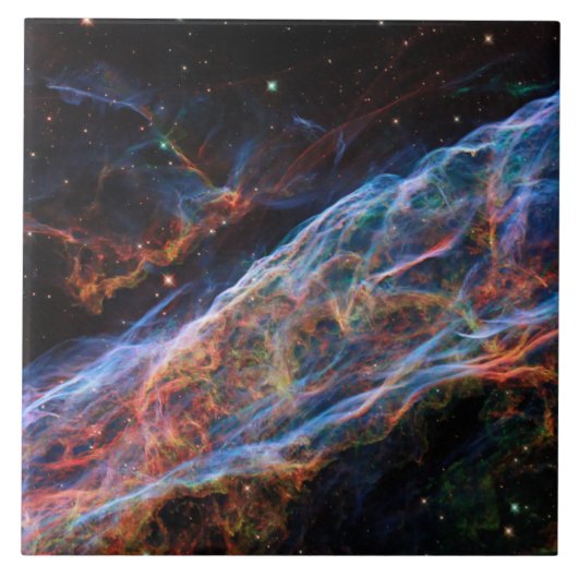 Carreau Rémanents de supernova de la nébuleuse du Voile Té (Devant)