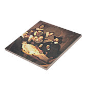 Carreau Rembrandt : La leçon d'anatomie du Dr Nicolaes Tul (Côté)