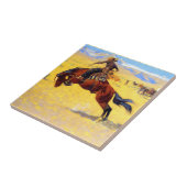 Carreau Remington Old West Horse et Cowboy (Côté)