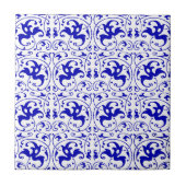 Carreau Remous bleu et blanc vintage (Devant)