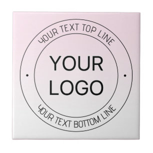 Carreau Remplacement de logo facile & Texte modifiable Ros