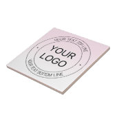 Carreau Remplacement de logo facile & Texte modifiable Ros (Côté)
