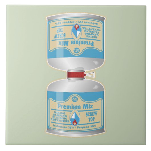 Carreau Remplissage des bombes à gaz pour les poêles de ca (Devant)