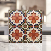 Carreau Renaissance Coloniale Espagnole Terracotta