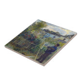 Carreau Renoir - Claude Monet Peinture dans son jardin (Côté)