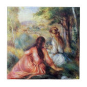 Carreau Renoir : Dans le pré (Devant)