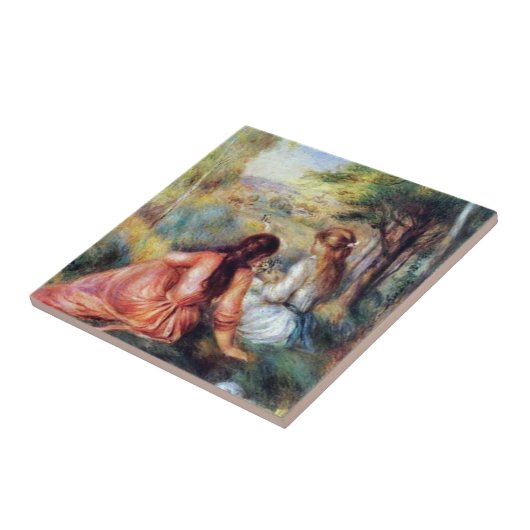 Carreau Renoir : Dans le pré (Côté)