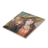 Carreau Renoir - Portrait de deux petites filles (Côté)