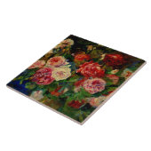 Carreau Renoir - Rose, célèbre peinture, (Côté)