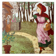 Repro 1870s Hood à manches rouges de Wedgwood Coul