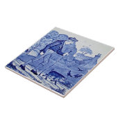 Carreau Repro 1879 Série de calendriers bleus de Wedgwood (Côté)