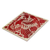 Carreau Repro Antique Bold Ruby Luster De Morgan Eagle (Côté)