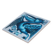 Carreau Repro de l'original de Morgan Blue Pelican Bird (Côté)