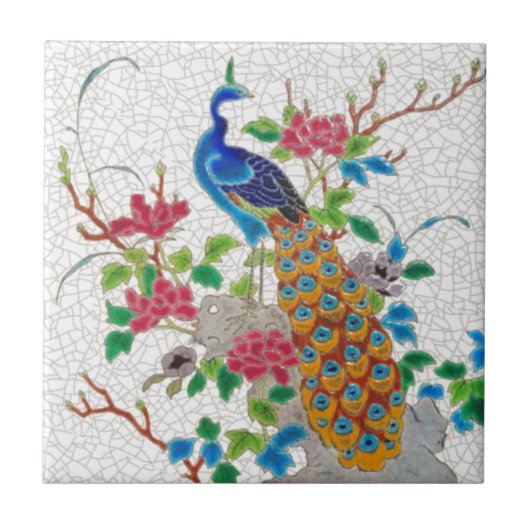 Carreau Répro de Peacock français de longue durée esthétiq (Devant)