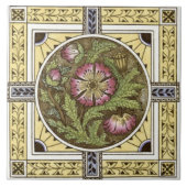 Carreau Repro de tuiles à transfert multiple de Rose jaune (Devant)