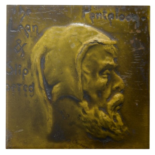 Carreau Repro Dutch Faux Relief Olive Green Beauté Face (Devant)