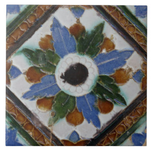 Carreau Repro Espagnol Géométrique Azulejos Floral Carrela