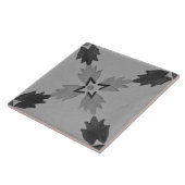 Carreau Repro Espagnol Géométrique Azulejos Gris Floral (Côté)