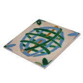 Carreau Repro Espagnol Géométrique Azulejos Vert Bleu (Côté)