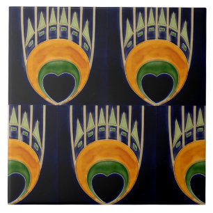 Carreau Repro German Art Nouveau Jugendstil Frieze Border