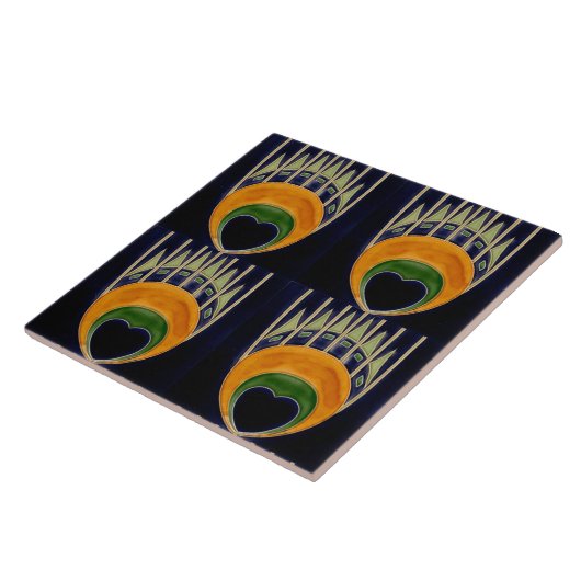 Carreau Repro German Art Nouveau Jugendstil Frieze Border (Côté)