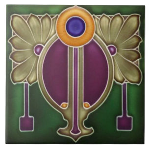 Carreau Repro German Jugendstil Art Nouveau/Art Déco