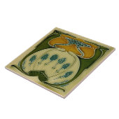 Carreau Repro German Jugendstil Art Nouveau Multi Floral (Côté)