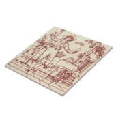 Carreau Repro Maw Crane Little Tommy Tucker Nursery Rhyme (Côté)