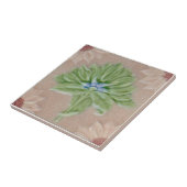 Carreau Repro Meakin Pastel Floral Majolica Faux Relief (Côté)