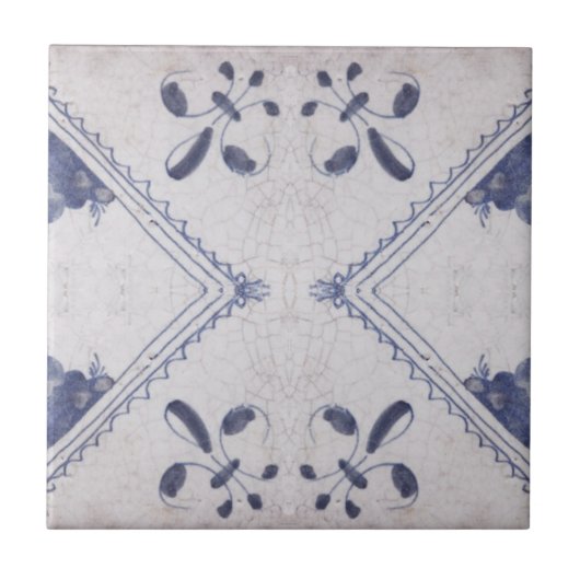 Carreau Repro Portugais Floral Azulejos Carrelage (Devant)
