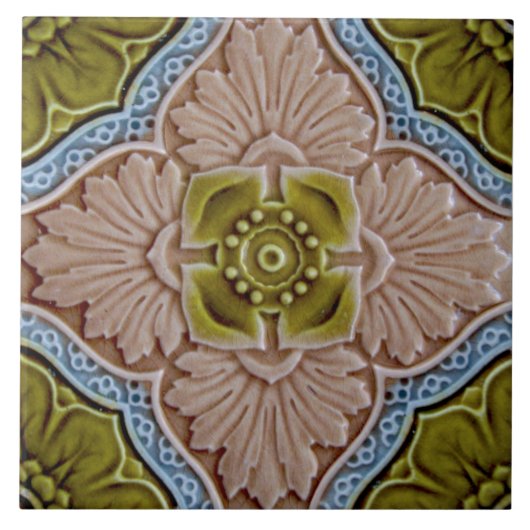 Carreau Repro Sherwin & Cotton Moled Majolica (Devant)