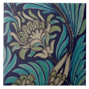 Carreau Repro Vintage Fleurs bleues De Morgan tuiles