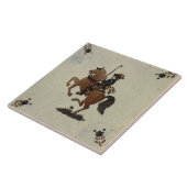 Carreau Repro Vintage Hollandais Brown Unique Delft tuiles (Côté)