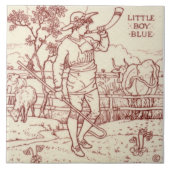 Carreau Repro Walter Crane Little Boy Blue Nurserme Rhyme (Devant)