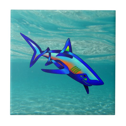 Carreau Requin de piscine (Devant)