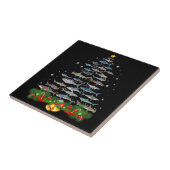 Carreau Requin Noël Arbre de requin Amateurs de cadeaux (Côté)