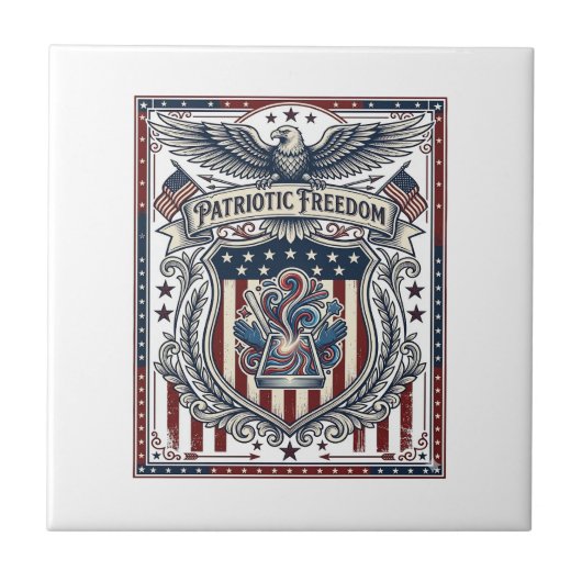 Carreau Résine Patriotique (Devant)