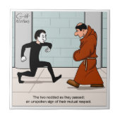 Carreau "Respect Tranquille" (Devant)