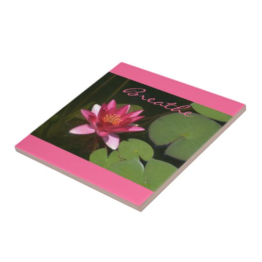 Carreau "Respire" Lotus Blossom Rose Tle (Côté)