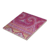 Carreau Reste afghani 2 de textile de tuile (Côté)