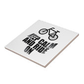 Carreau Restez calme et continuez (Côté)