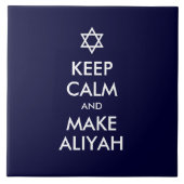 Carreau Restez Calme Et Faites De L'Aliyah (Devant)