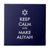 Carreau Restez Calme Et Faites De L'Aliyah (Devant)
