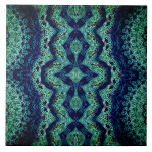 Carreau Résumé génial bleu turquoise riche